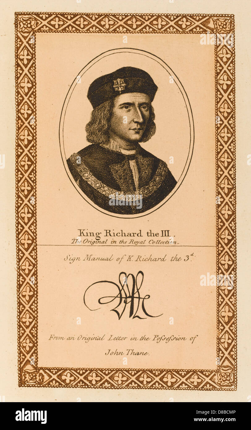 Re Richard III Foto Stock