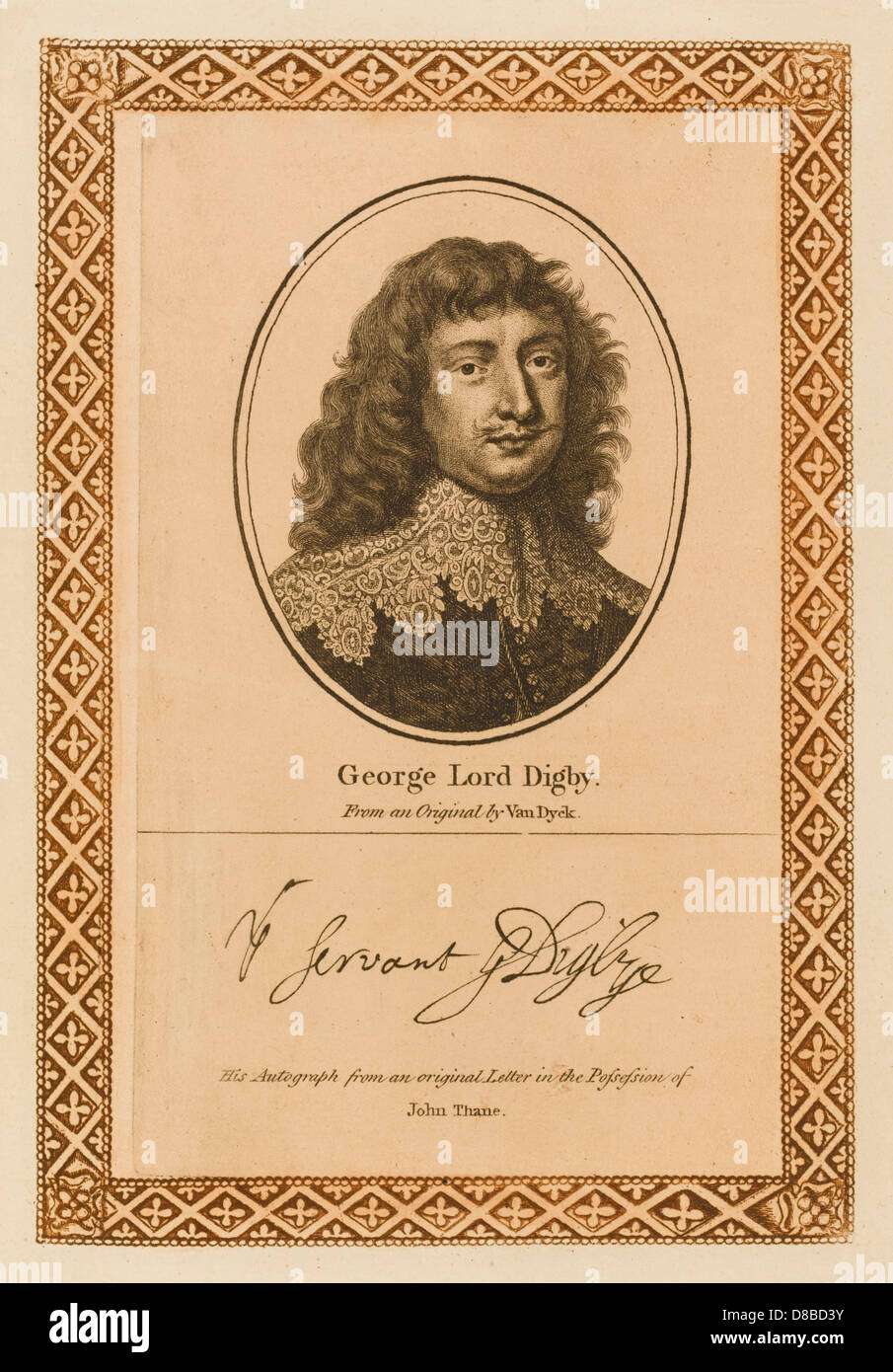 GEORGE LORD DIGBY Foto Stock
