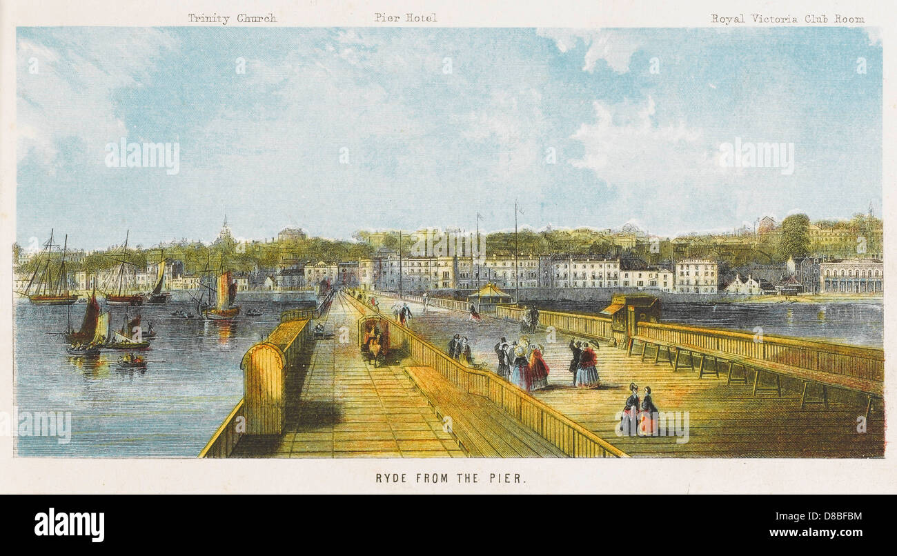 RYDE I.O.W. Foto Stock