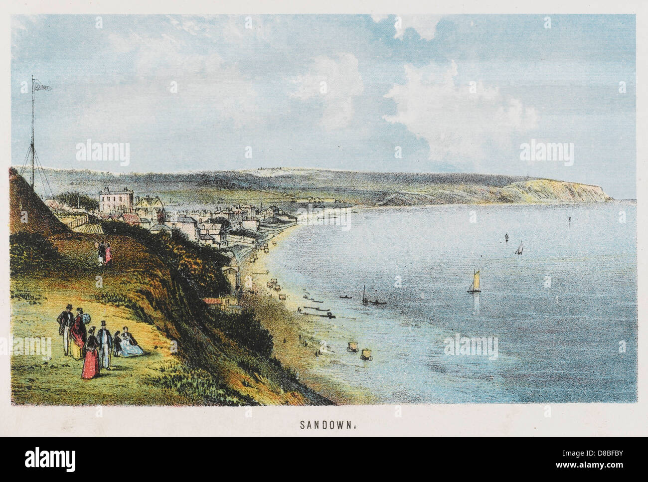 SANDOWN I.O.W. Foto Stock