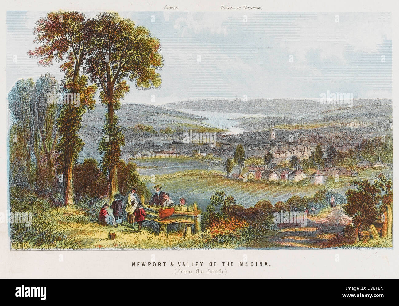 NEWPORT I.O.W. Foto Stock