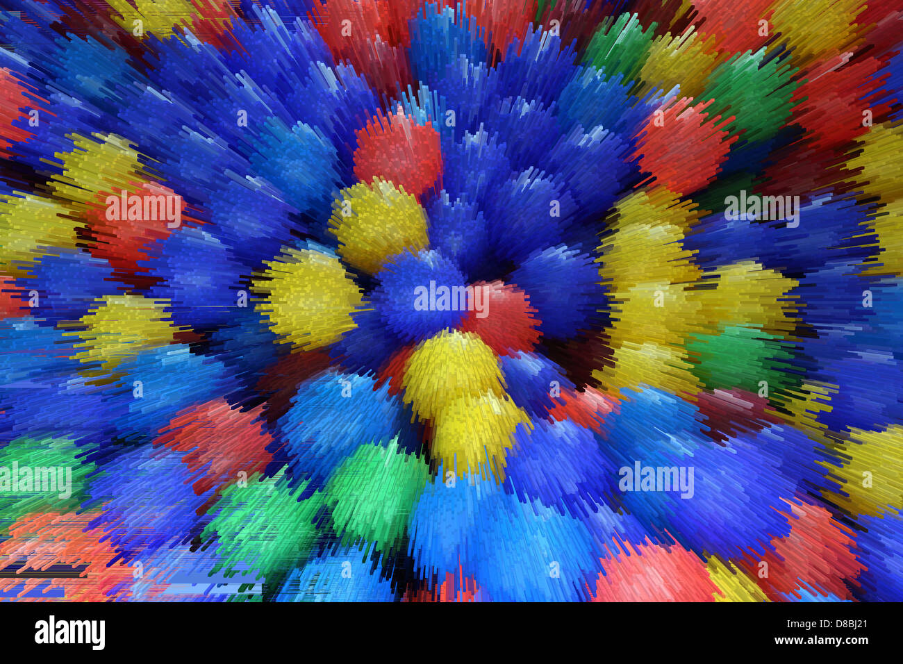 Immagine di sfondo da strisce di colori diversi Foto Stock