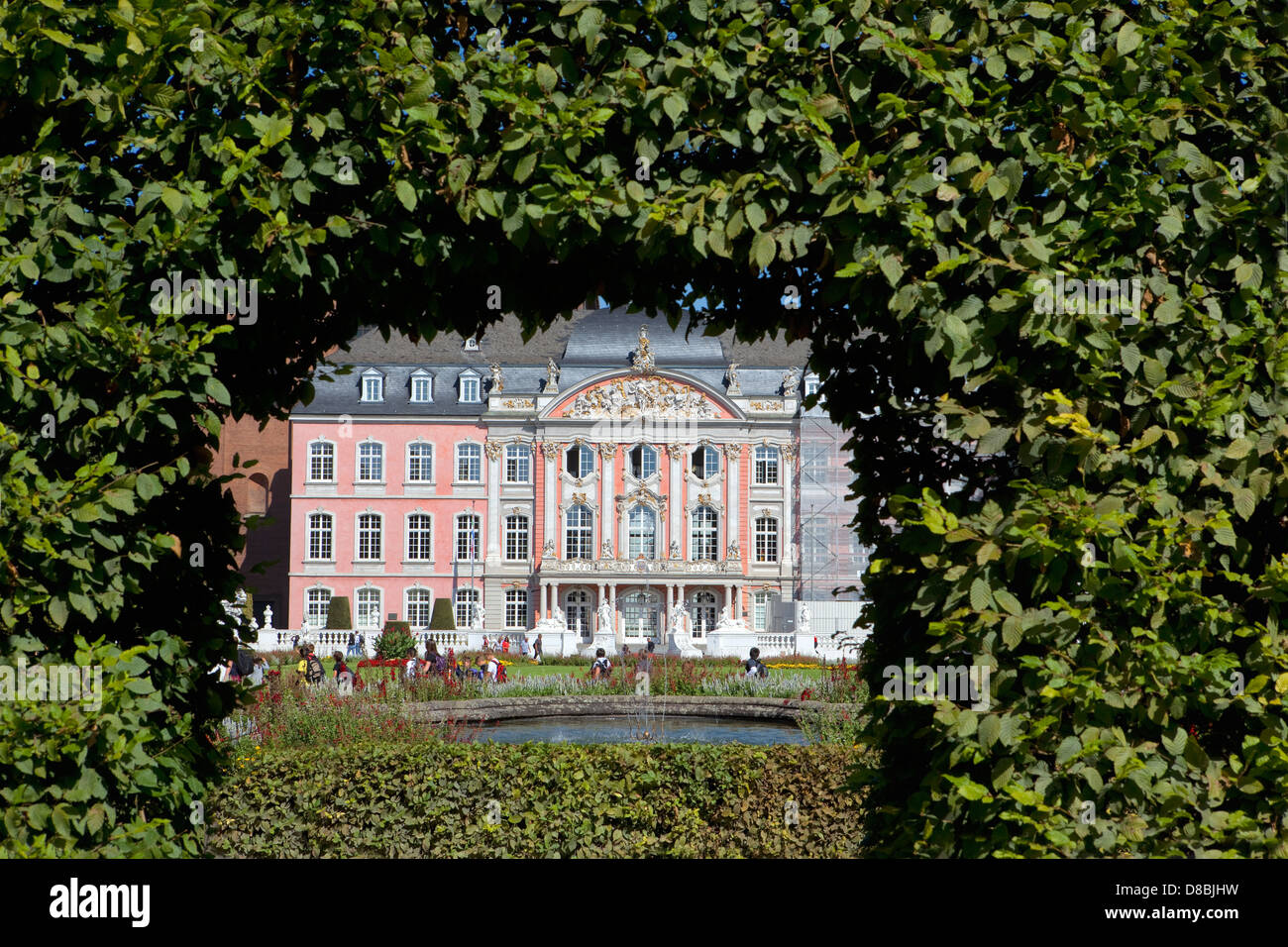 Kurfuerstliches Plalais, Palazzo di Treviri, Trier, Renania-Palatinato, Germania, Europa Foto Stock