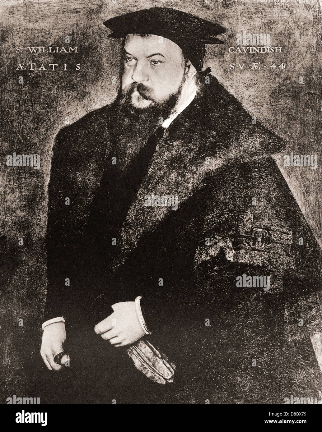 Sir William Cavendish, c.1505 - 1557. Inglese cortigiano. Foto Stock