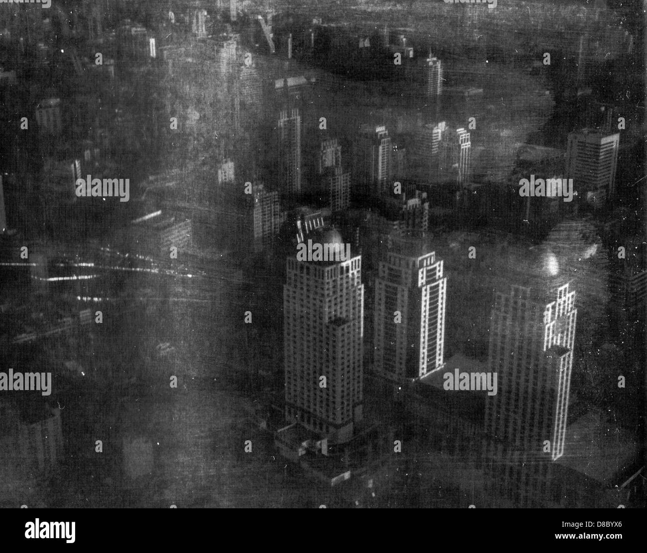 Vista dall'alto di Bangkok, raffigurato su 01.01.2013 a Bangkok, in Thailandia. Foto: Fredrik von Erichsen Foto Stock