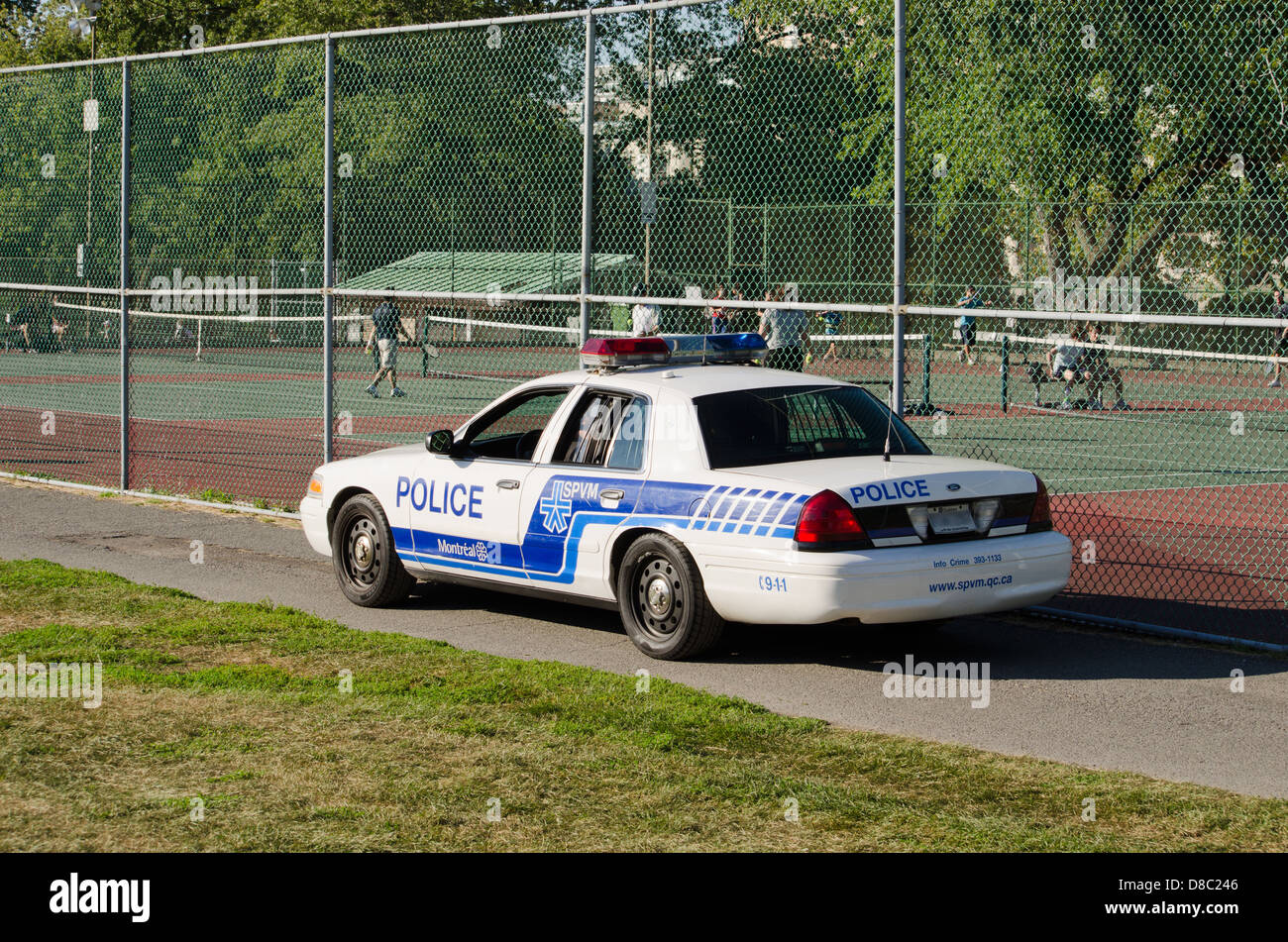 Auto della Polizia in Montreal Foto Stock