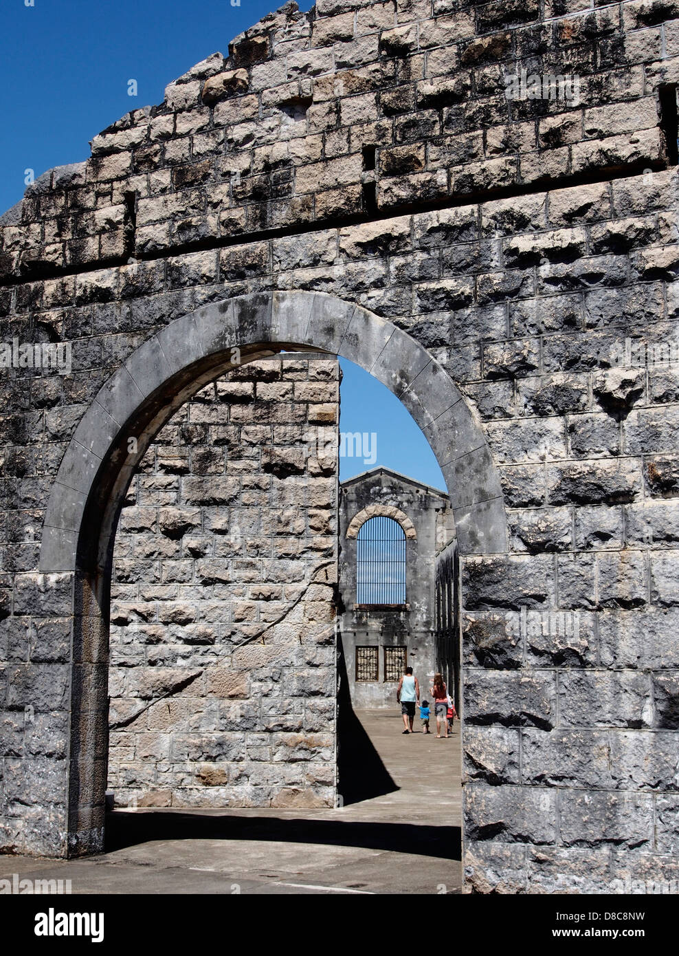 TRIAL Bay Gaol ARAKOON Parco nazionale del Nuovo Galles del Sud Australia Foto Stock