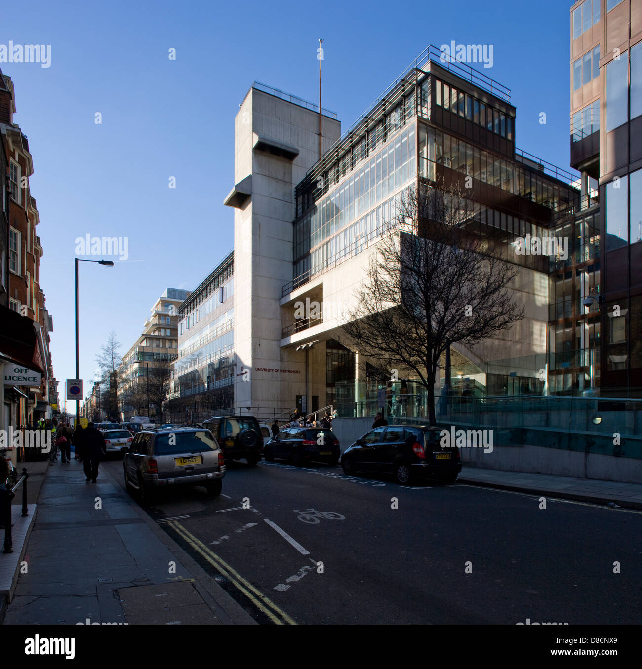 Università di Westminster New Cavendish Street London Foto Stock