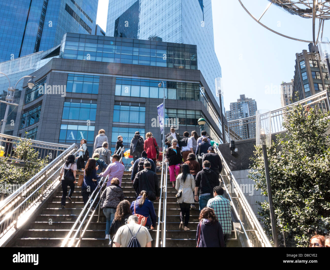 Columbus Circle, NYC Foto Stock