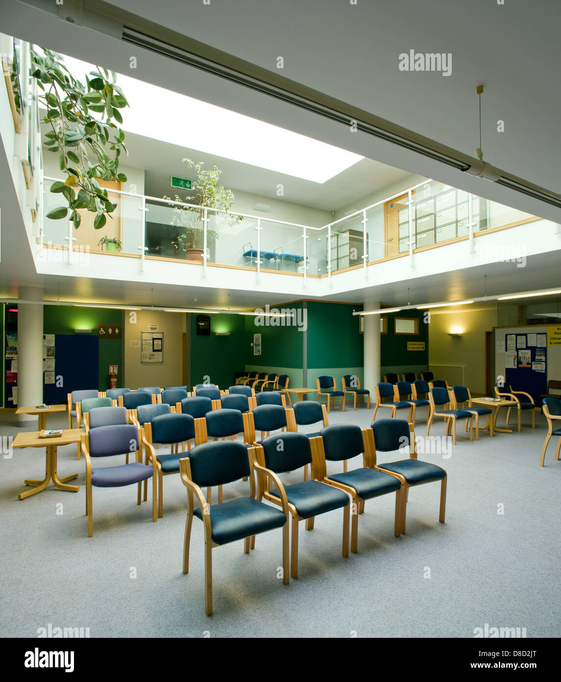 Centro salute area di attesa Foto Stock