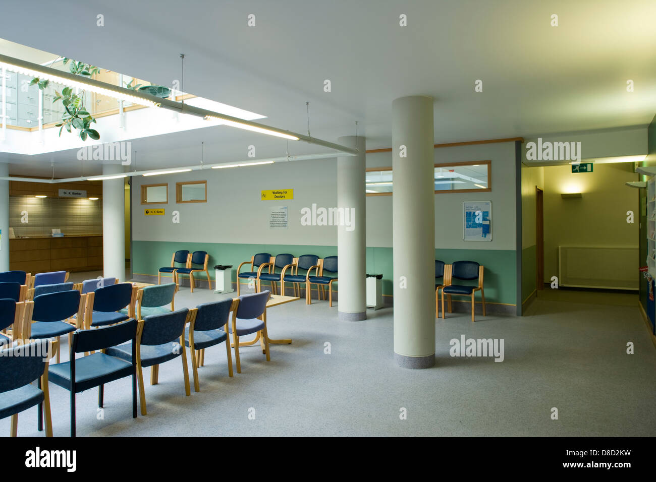 Centro salute area di attesa Foto Stock