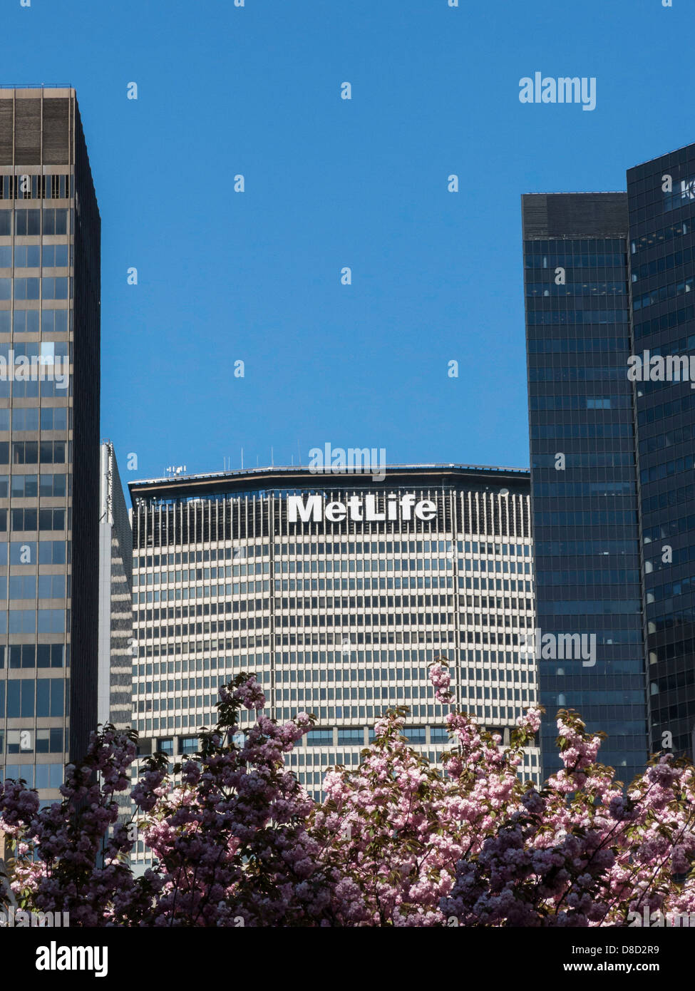 MetLife Building Facade, 200 Park Avenue, New York Foto Stock
