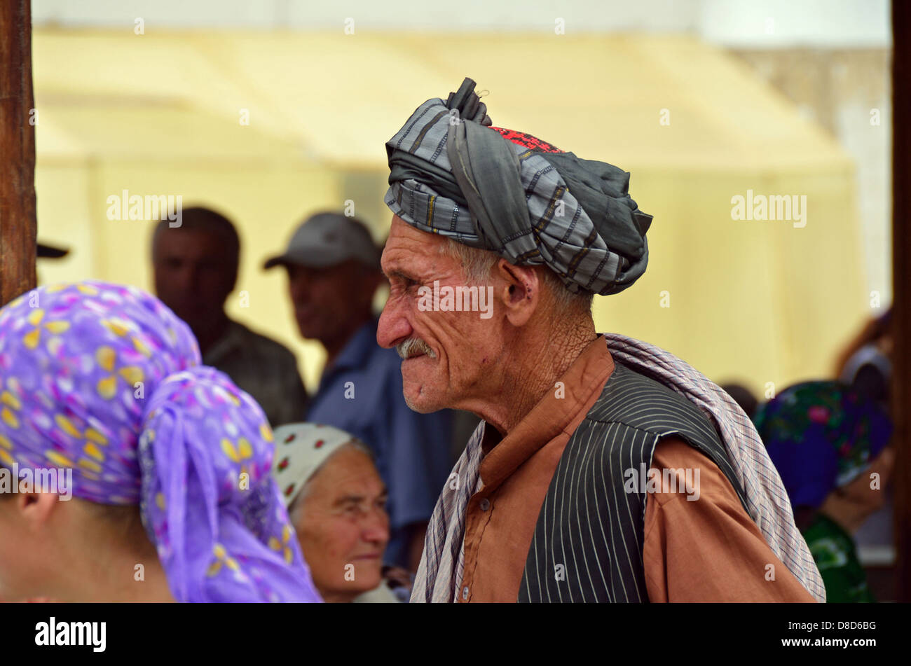 Il mercato del sabato in Khorog Foto Stock