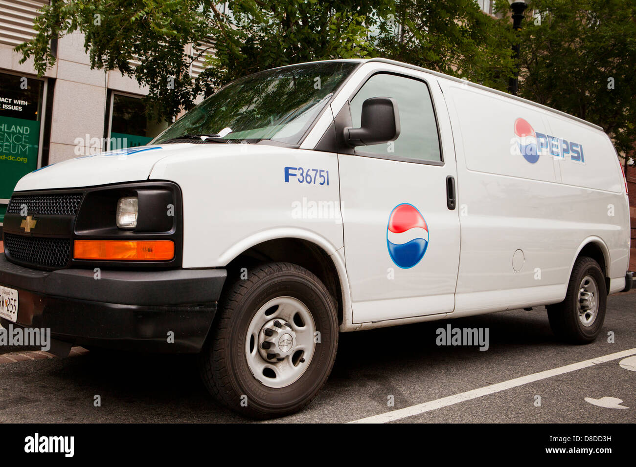 Pepsi Cola furgone Foto Stock