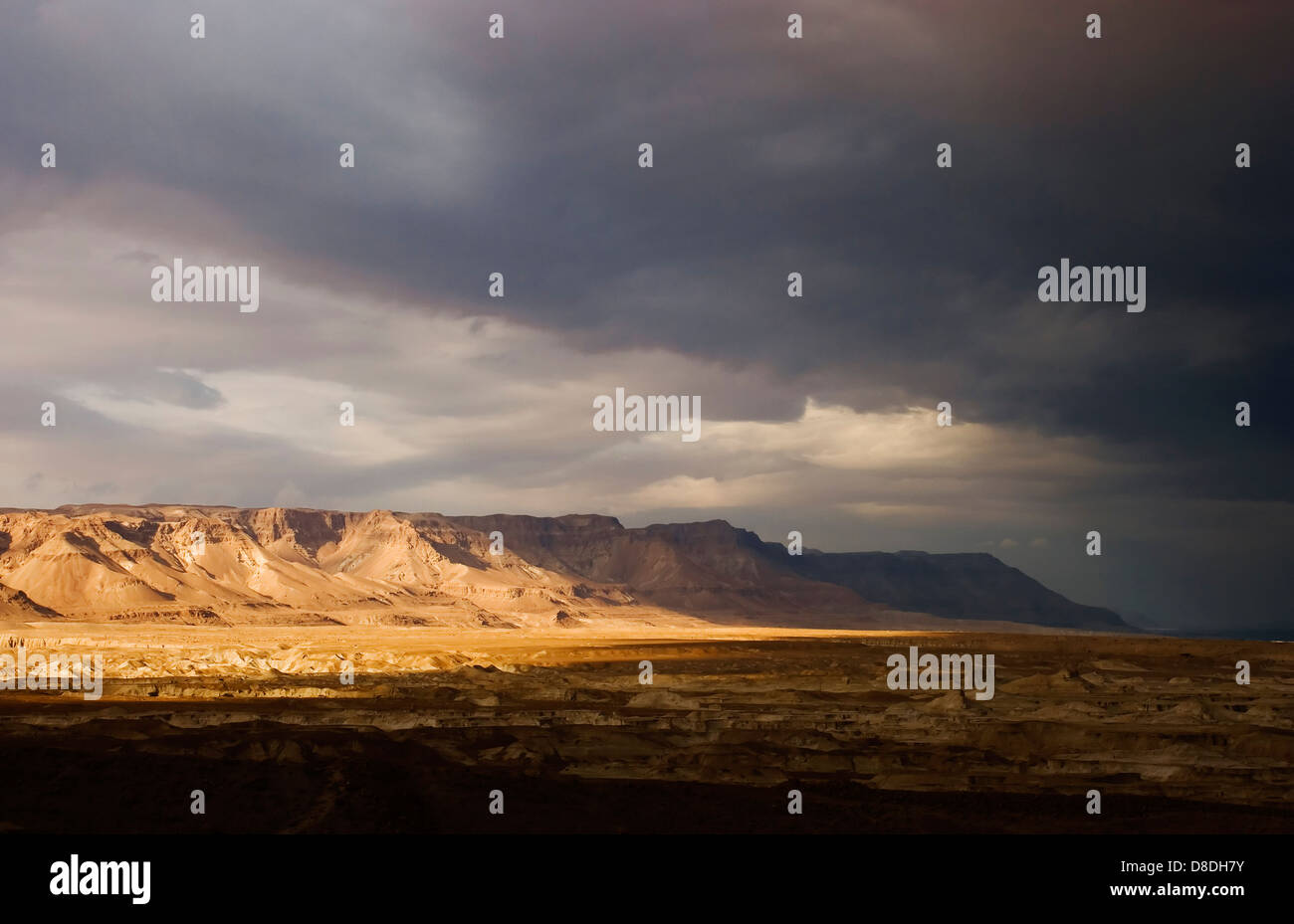 Deserto della Giudea da Israele Foto Stock