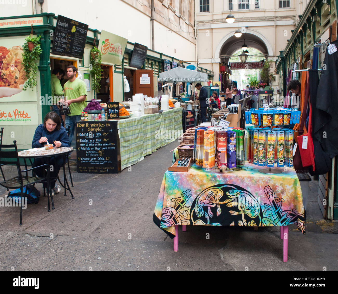 St Nicholas Market Bristol City Centre Foto Stock