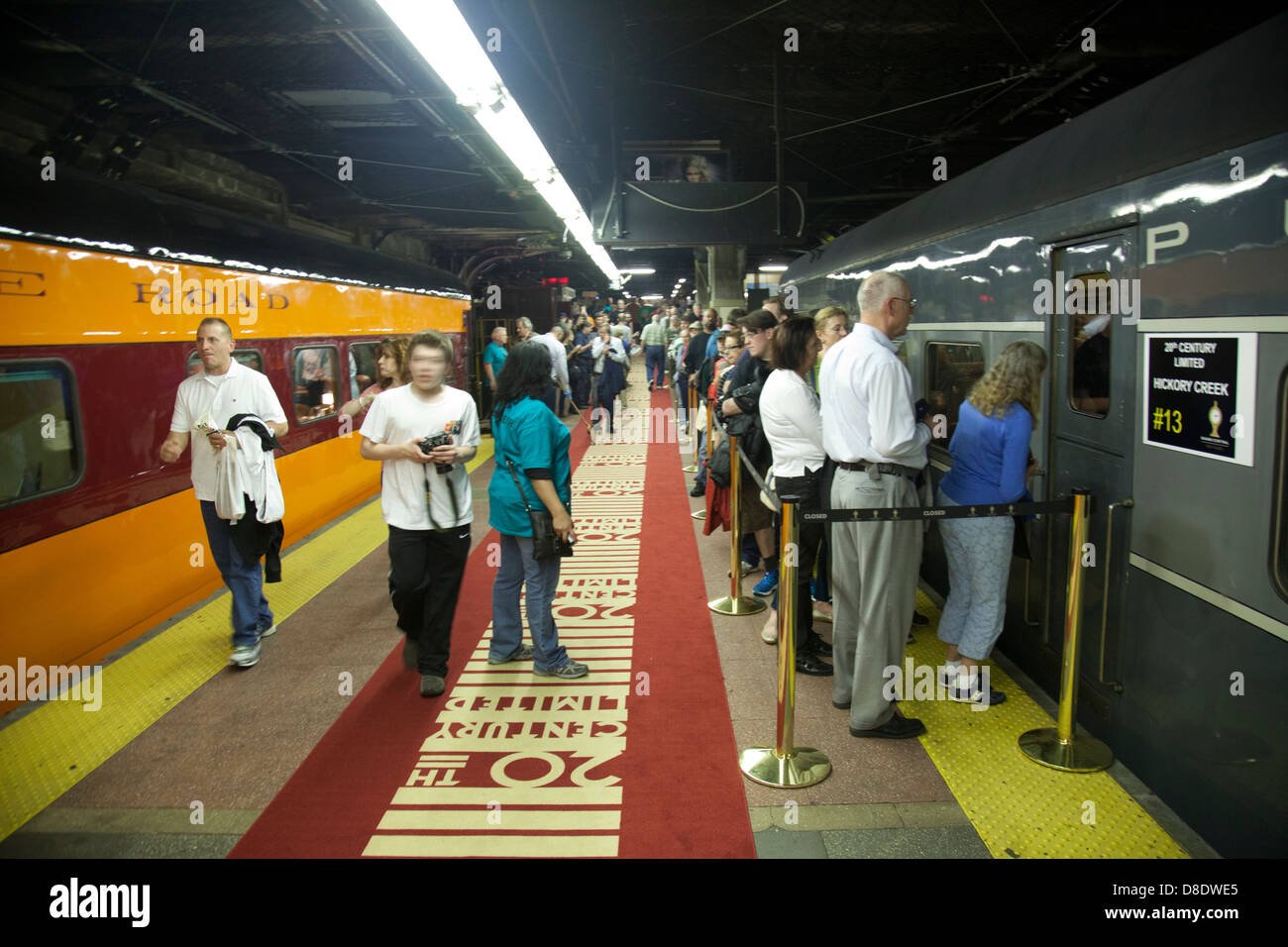 La Grand Central Station Parade di treni evento Foto Stock