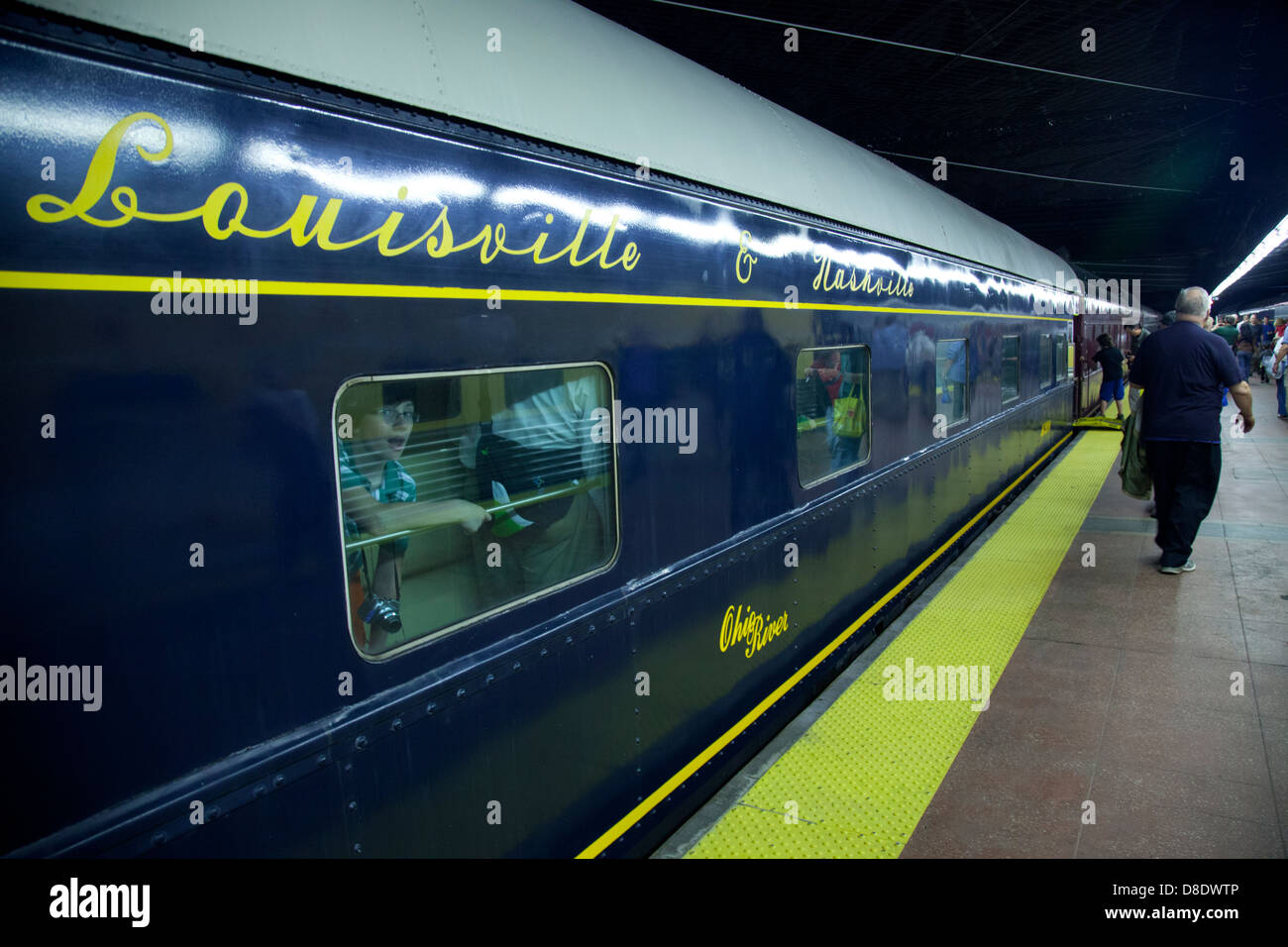 La Grand Central Station Parade di treni evento Foto Stock