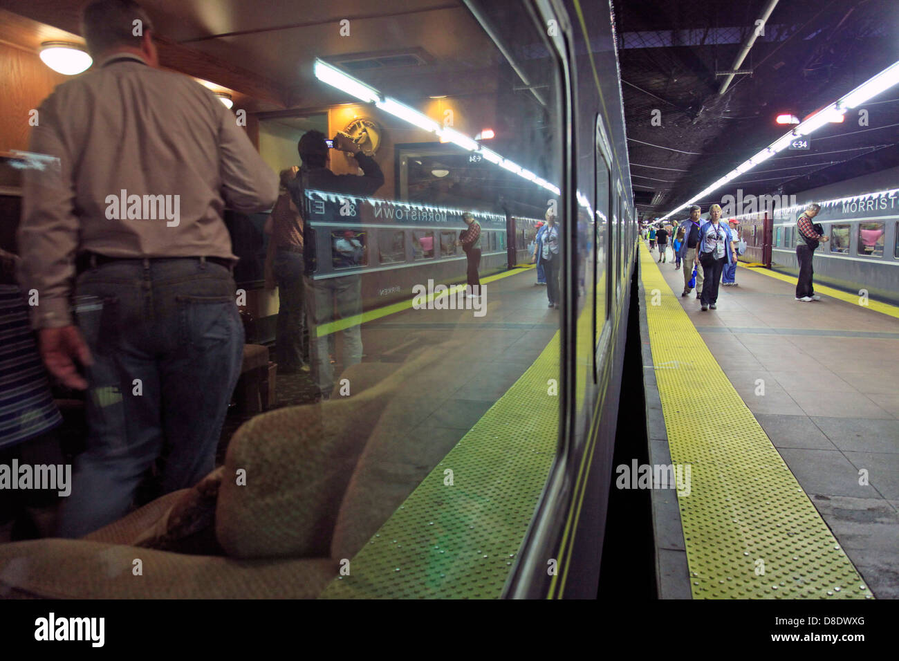 La Grand Central Station Parade di treni evento Foto Stock