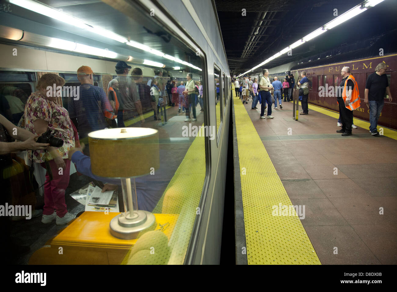 La Grand Central Station Parade di treni evento Foto Stock