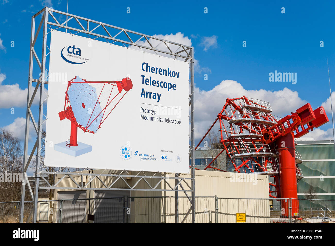 Attualmente in costruzione - Cherenkov Telescope Array CTA - Centro di Helmholtz in Berlin-Adlershof Foto Stock