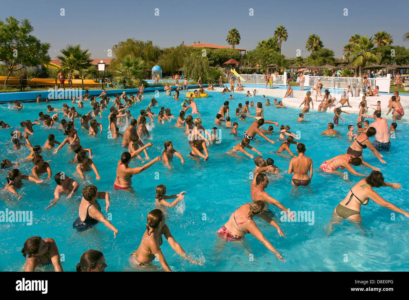 Parco acquatico Aquopolis", Cartaya, Huelva-provincia, regione dell'Andalusia, Spagna, Europa Foto Stock