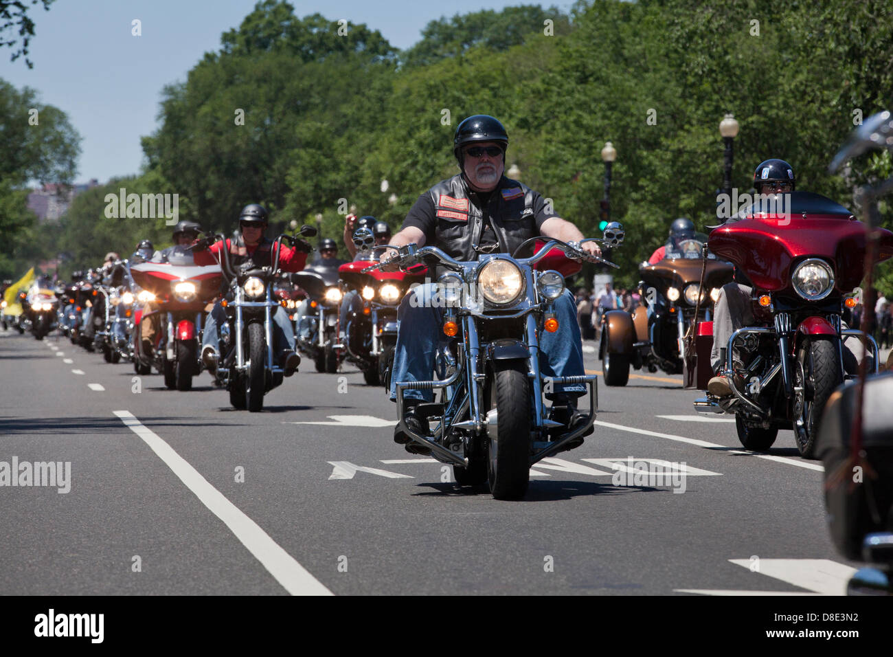 Rolling Thunder Ride - Washington, DC USA Foto Stock