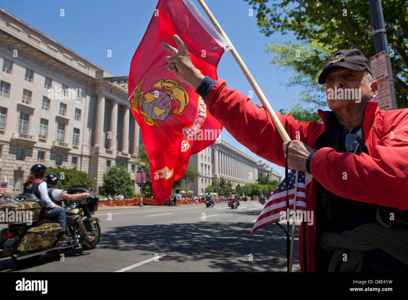Rolling Thunder del Memorial Day 2013 - Washington DC, Stati Uniti d'America Foto Stock