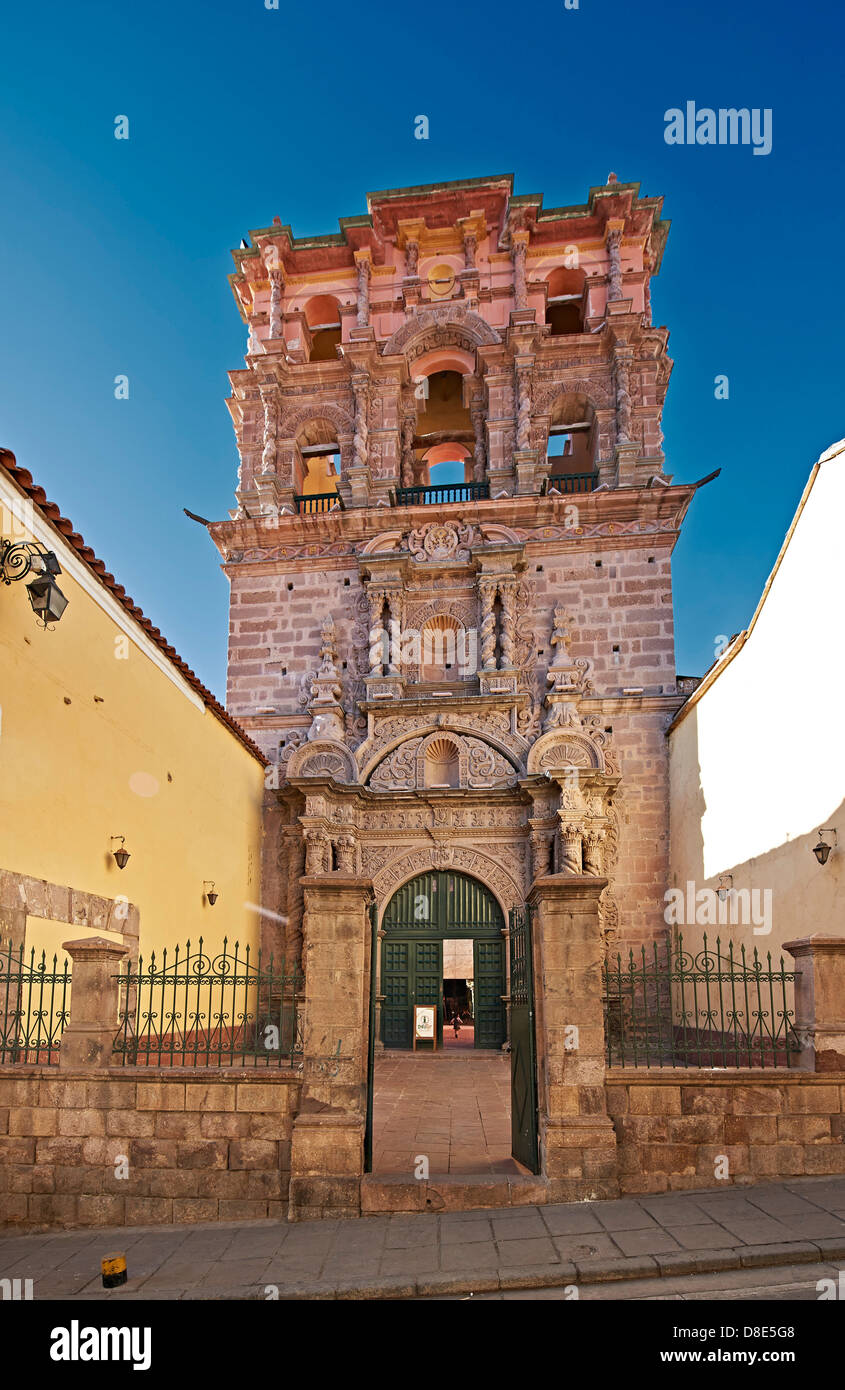 Torre de La Compania de Jesus, Potosi, Bolivia Foto Stock