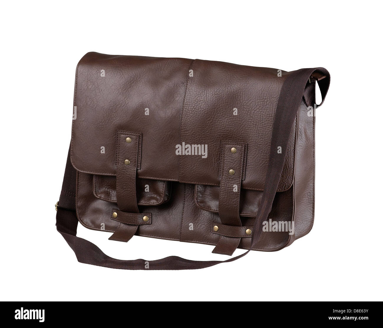 Una pelle di lusso borsa o nella ventiquattrore Foto Stock