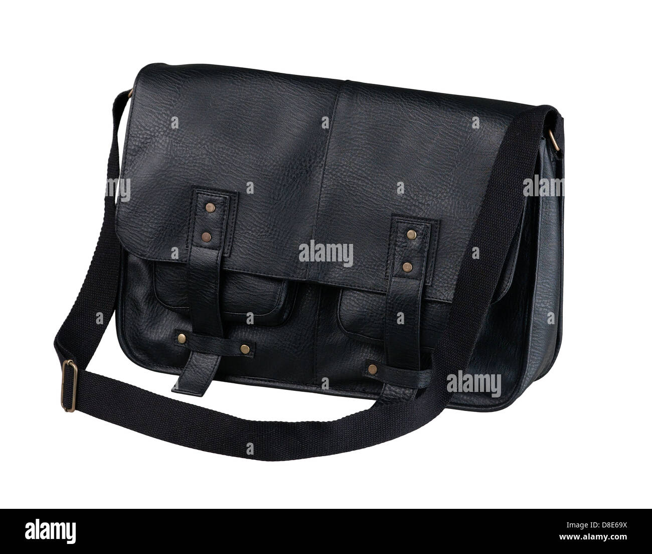 Una pelle di lusso borsa o nella ventiquattrore Foto Stock