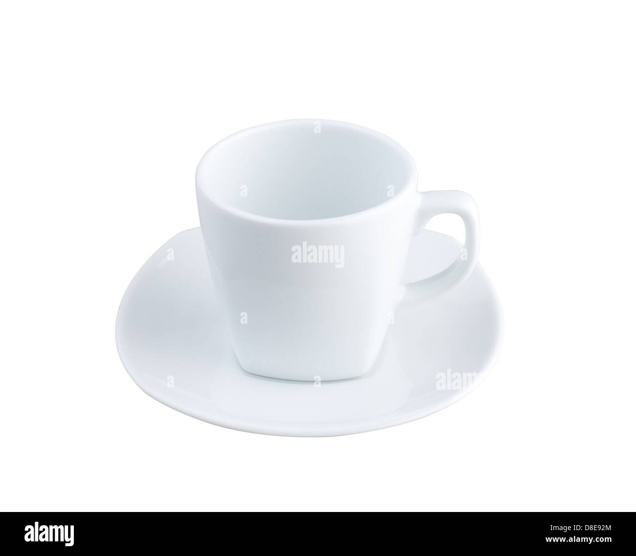 Un vuoto di tè o caffè cup con determinazione Foto Stock