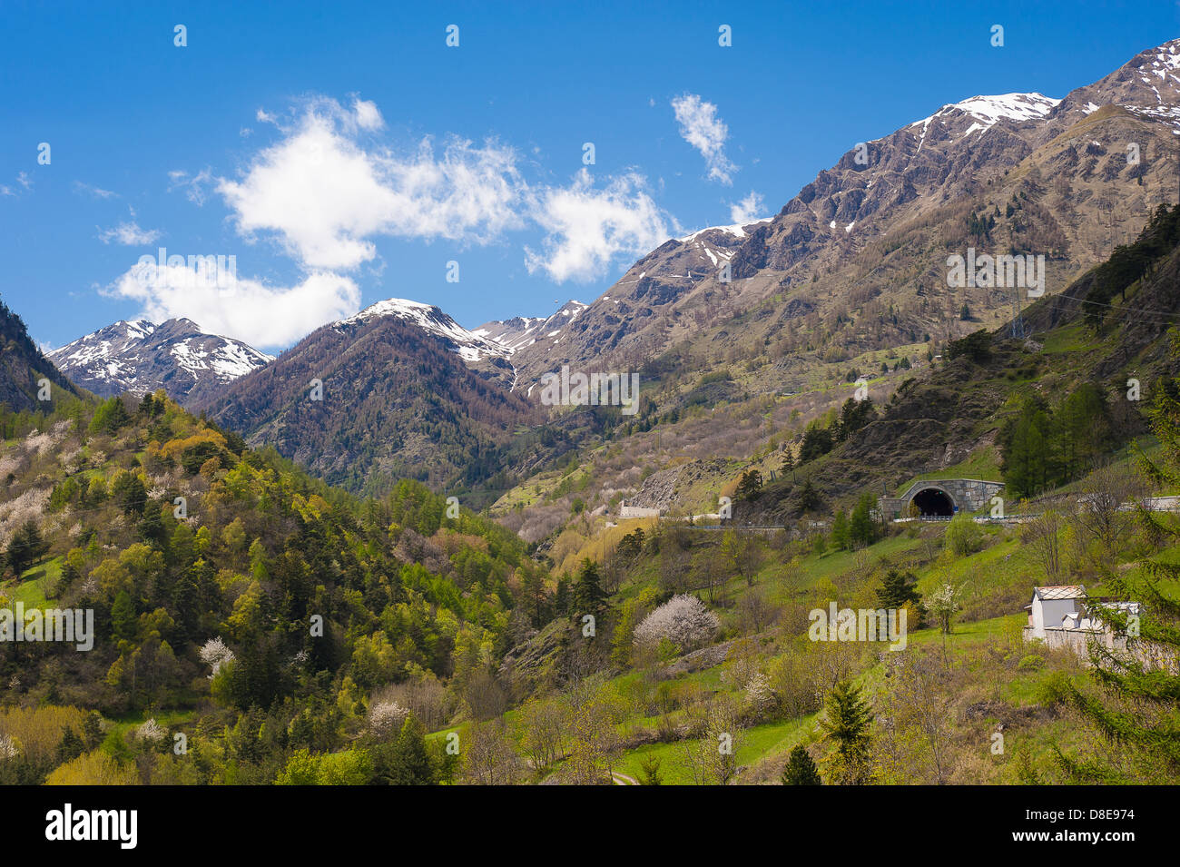 Europa Italia Piemonte, provincia di Torino Val Chisone Paesaggi Foto Stock