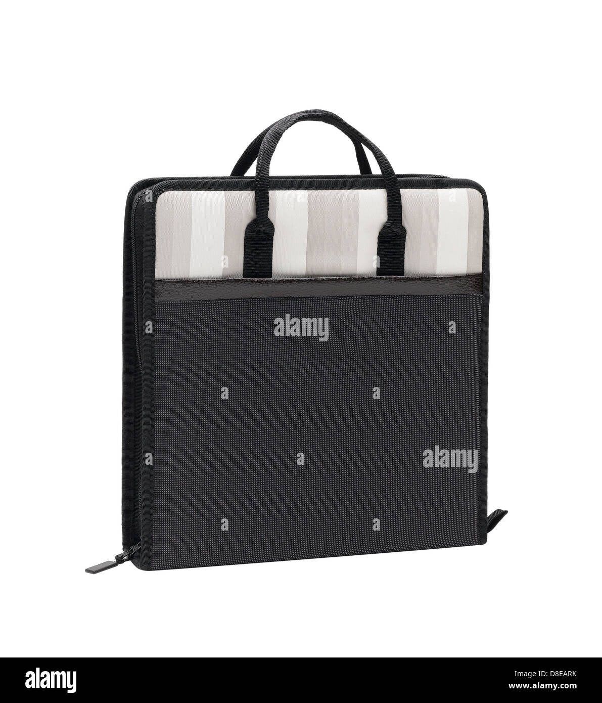 Tessuto nero custodia per il notebook Foto Stock