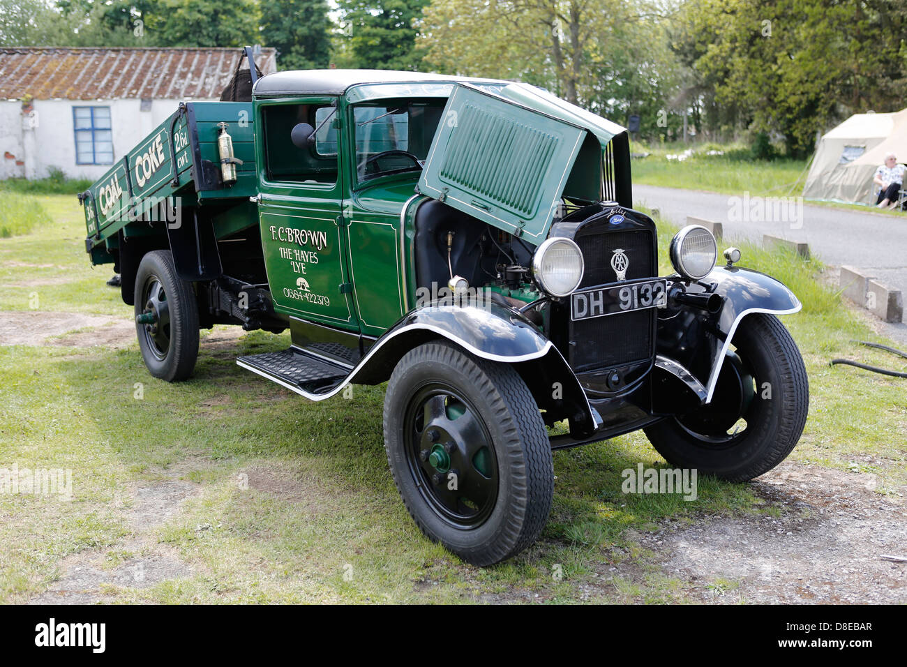 1932 Ford modello AA 1 Ton Carrello del cassone ribaltabile Foto Stock