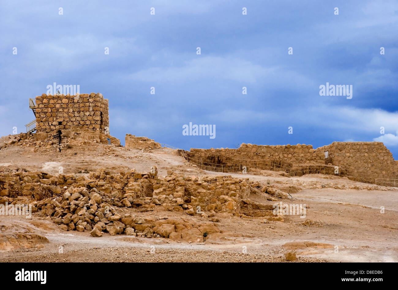 Antica città masada Foto Stock