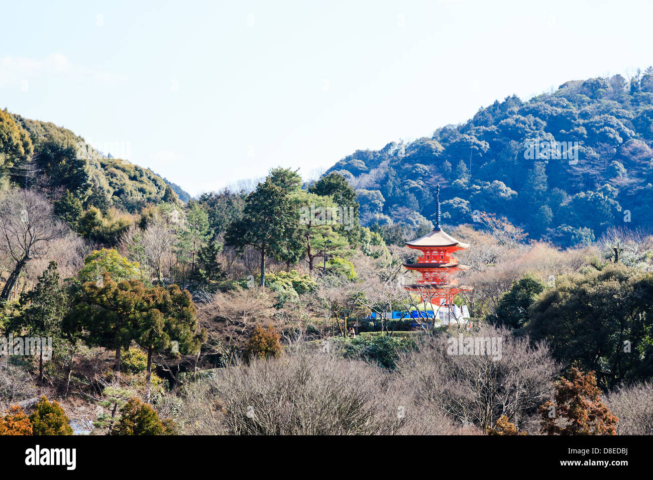 Stile giapponese pagoda Foto Stock