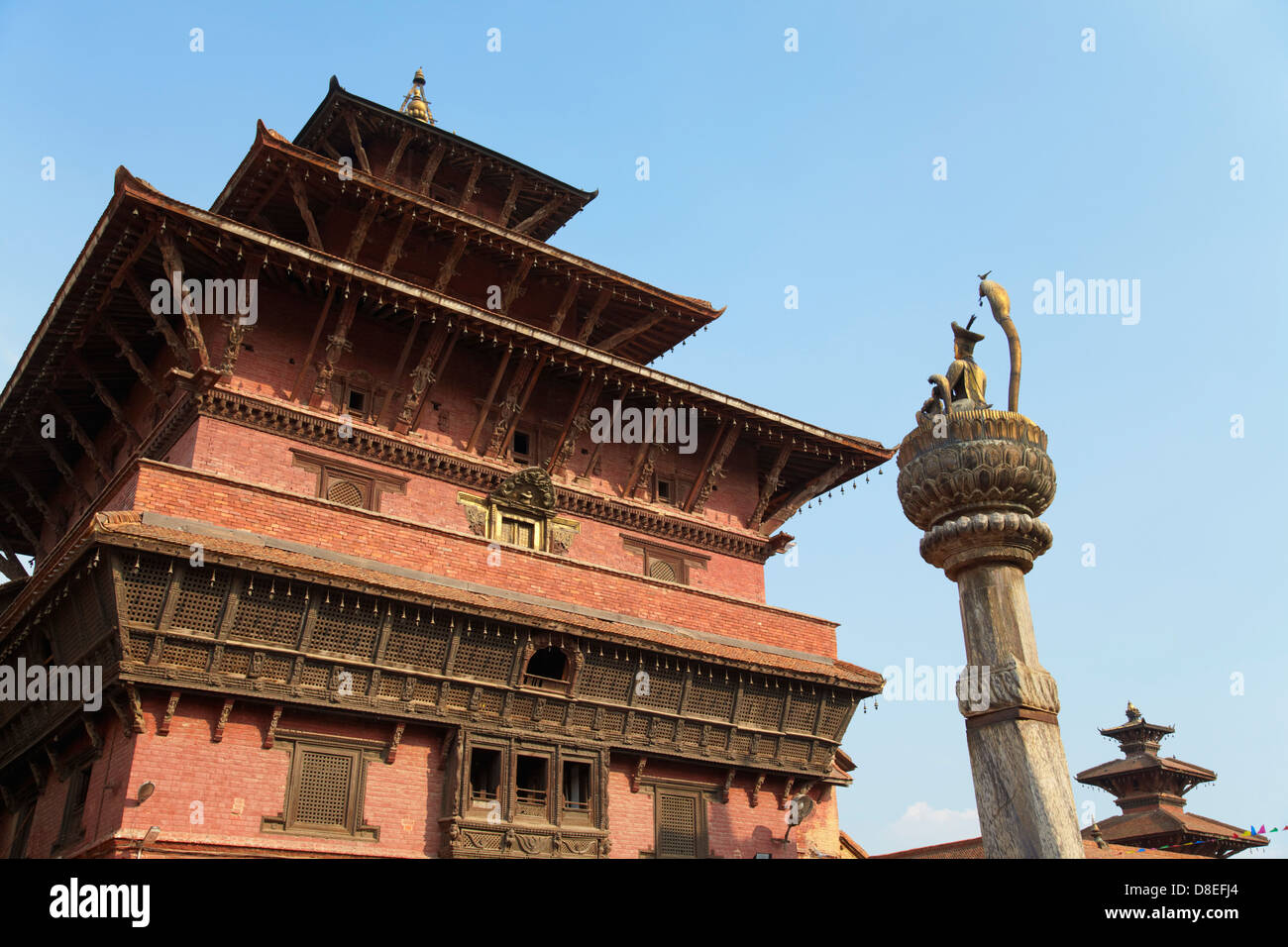 Tempio di Taleju, Durbar Square, Patan (Patrimonio Mondiale dell'UNESCO), Kathmandu, Nepal Foto Stock