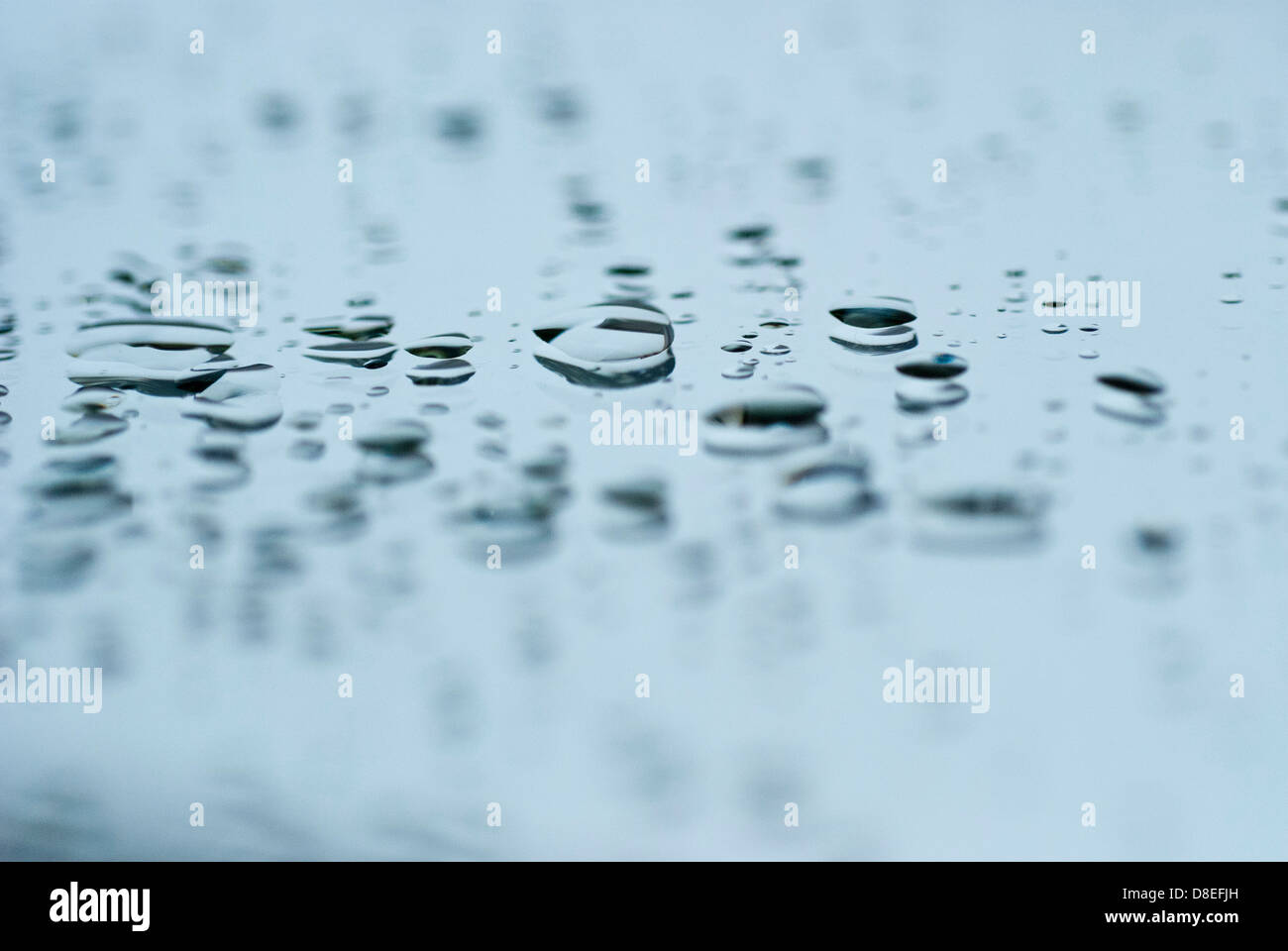 gocce d'acqua Foto Stock