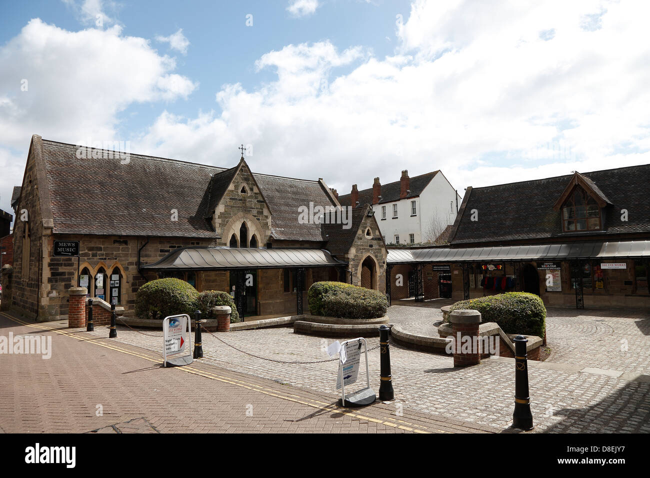 Il Mews, St Marys Place, Stafford, Staffordshire, Inghilterra, Gran Bretagna, U.K. Foto Stock