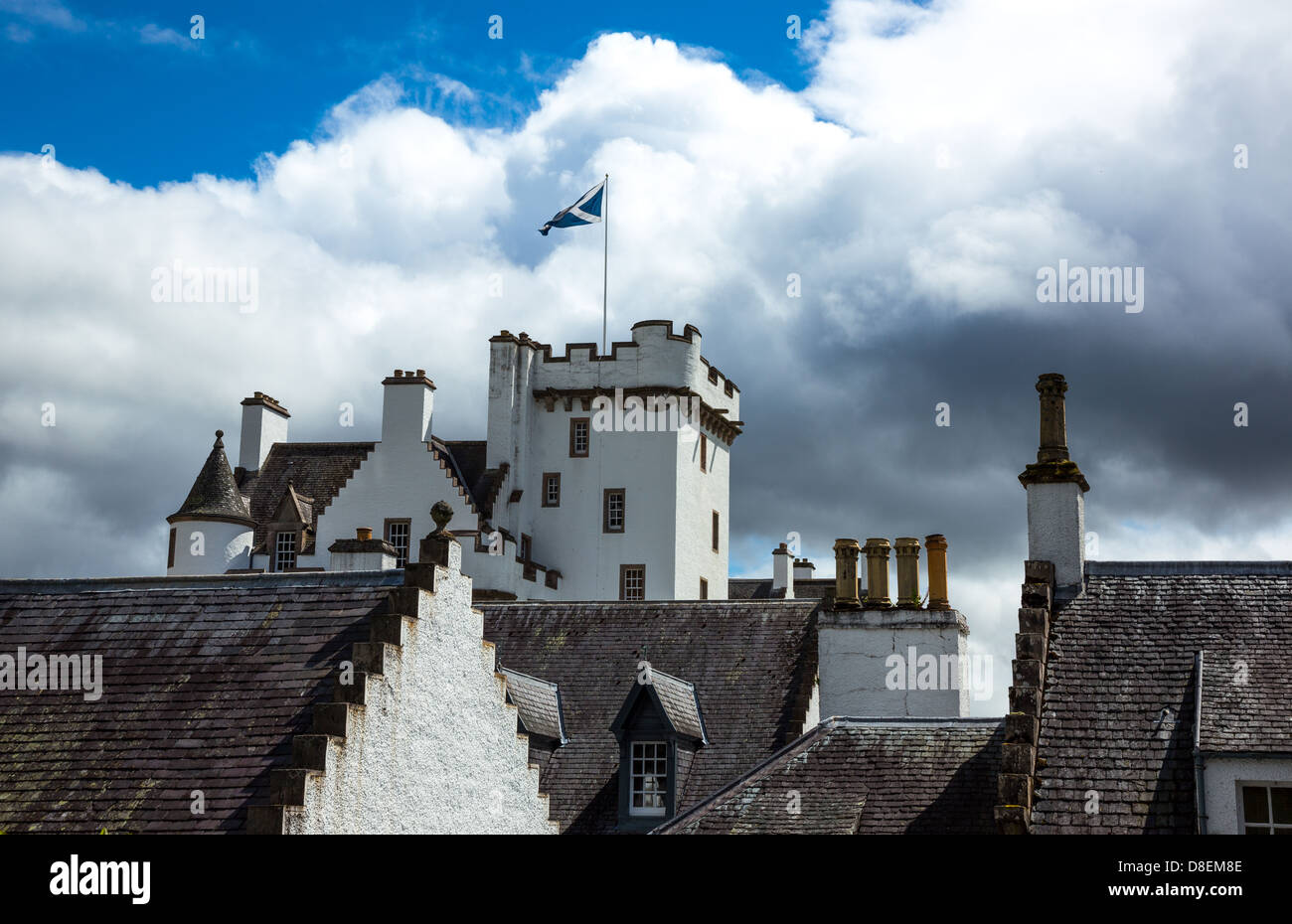 Gran Bretagna, Scozia, Perthshire, Blair Atholl, il castello di Blair, casa del duca di Athool. Foto Stock