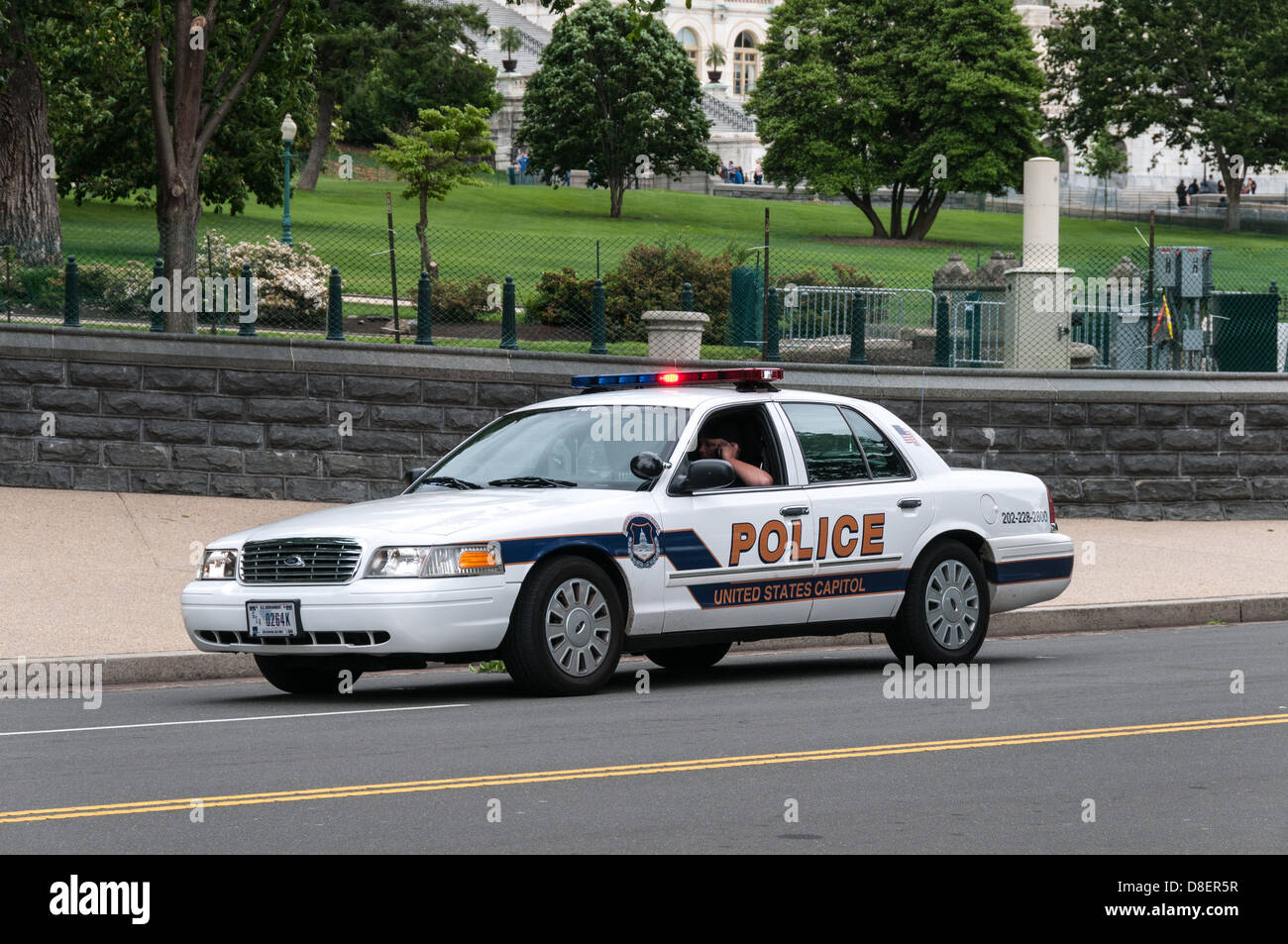 United States Capitol polizia Ford Crown Victoria auto della polizia, Washington DC Foto Stock