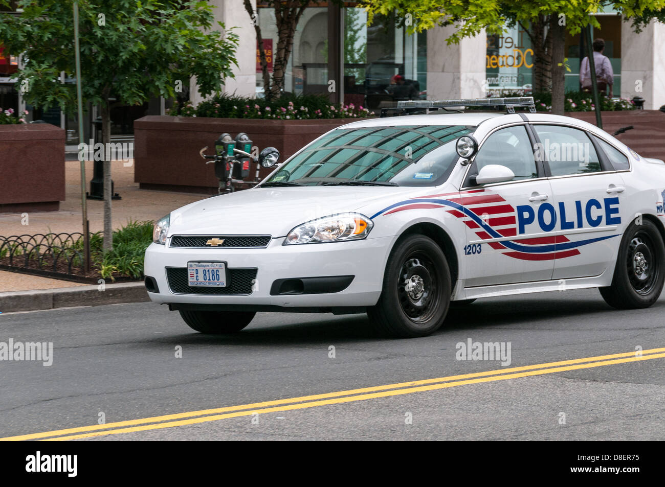 La Metropolitan Police Chevrolet Impala auto della polizia, Washington DC Foto Stock