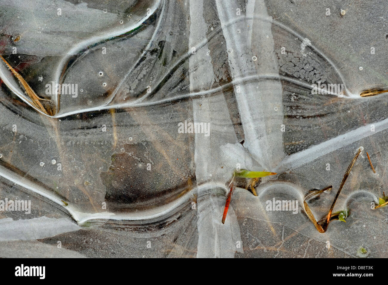 Pozza di ghiaccio più modelli di Sudbury Ontario Canada Foto Stock