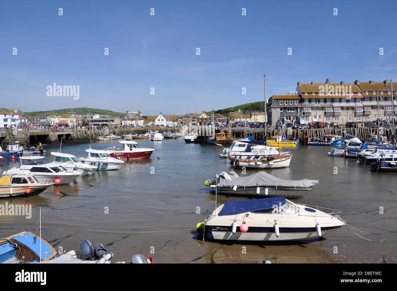 Porto di West Bay, Bridport, Dorset, Regno Unito Foto Stock