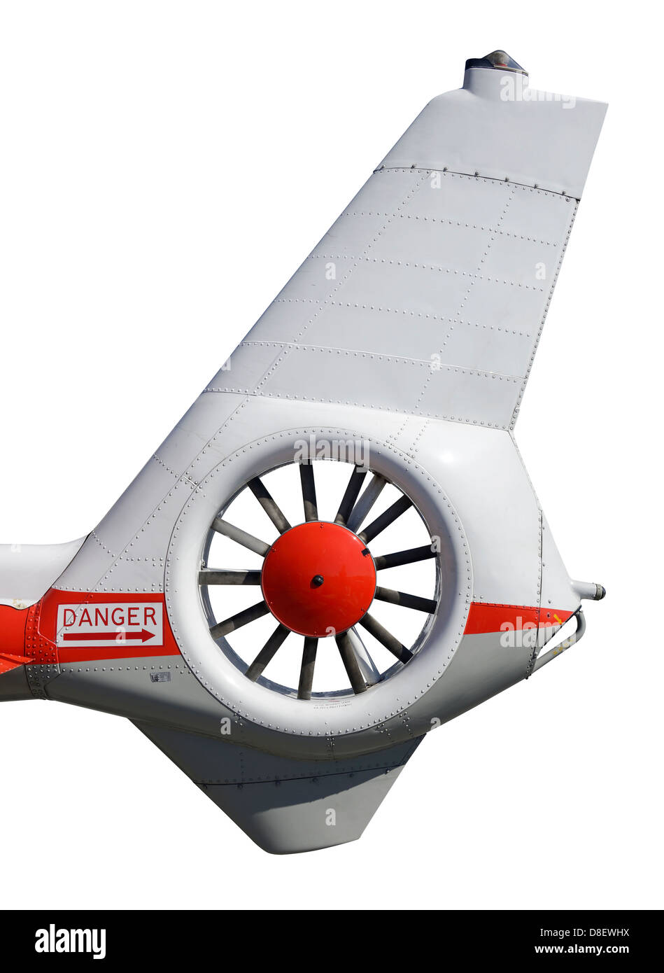 Elicottero rotore di coda dettaglio Foto Stock