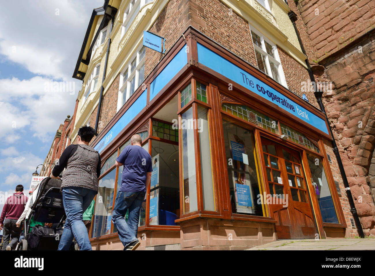 Co-Operative filiale di banca in Chester Foto Stock