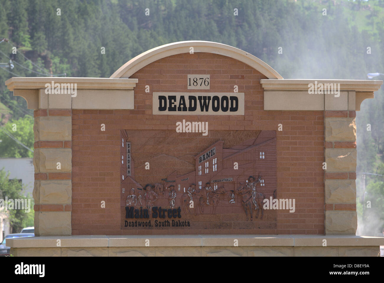 Città di Deadwood Foto Stock