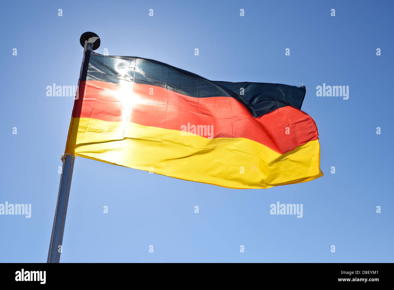 Bandiera della Germania Foto Stock