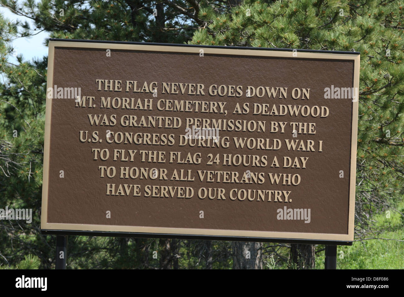 Città di Deadwood Foto Stock